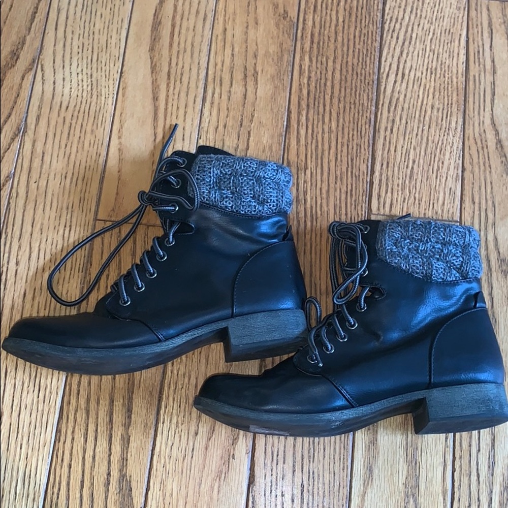 Black boots
